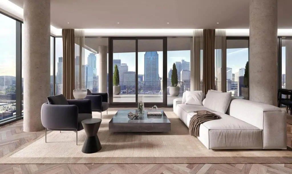 Fiecare imobil are 4 apartamente de tip penthouse la ultimul etaj, cu terase spatioase si vedere panoramica catre oras. 